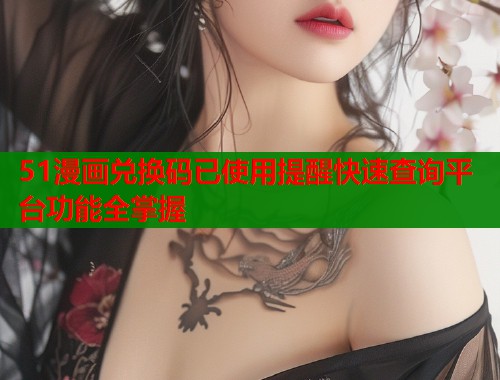 51漫画兑换码已使用提醒快速查询平台功能全掌握